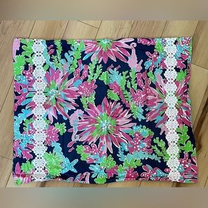 LILLY PULITZER GARNET HILL SIPPIN AND TRIPPIN PILLOW SHAM